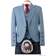 Clunie Jacket and 5 Button Vest - Lovat